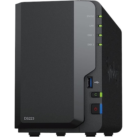 Evolve NAS  2bay DiskStation - Diskless, Black EV3349518